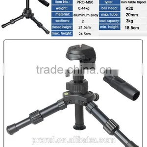 Professional Video Camera Table Mini Tripod With 3-Way Pan Head Flexible Tripod For Digital Camera thumbnail-2