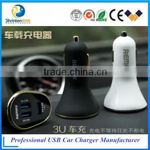 REMAX USB 3 Port Smart IC Car Charger for Samsung Galaxy S5 Note 4 thumbnail-2