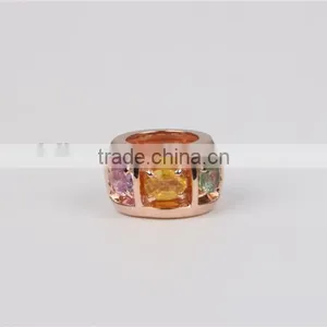 China Oem Jewelry Manafacturer Big Stone Pendant Design Simaples Gold Chain Necklace thumbnail-4