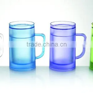 15oz Freezer Mug Ice Mug Beer Cup With Water or Ice Gel Inside thumbnail-1