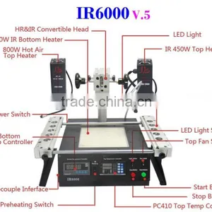 LY IR 6000 V.5 Infrared Soldering Station With Two Top Heating thumbnail-3