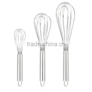 Hot Sale Food Grade FDA and LFGB Stainless Whisk Set Kitchen Products thumbnail-1