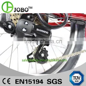 Full Suspension 20 Inch Folding Electric Bike 1:1 PAS System thumbnail-3