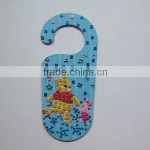 Kids Funny Decorative DIY Mosaic Self Adhensive Tiles and Jewels Door Hanger thumbnail-1