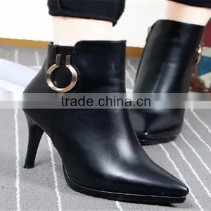 Girls High Heel Ankle Boots Women Ankle Boots Hot Selling High Heel Boot Quality Choice thumbnail-1