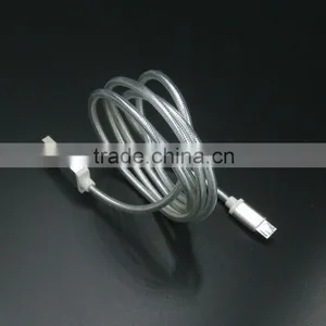 Factory Wholesale Weave Fast Charging 1M USB Data Cable for IPHONE 6 PLUS 6G 5S 5G 5 thumbnail-1
