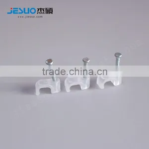 Electrical Wire Plastic Wall Cable Fixing Clips thumbnail-2