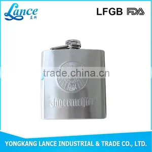 Food Grade Laser Logo Flask for Drinking Wine Hip Flask thumbnail-1
