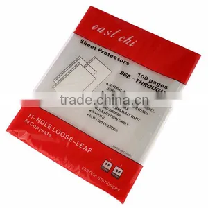 2015 China Supplier Wholesale Clear A4 Sheet Protector, PP Sheet Protector, 11Hole Sheet Protector thumbnail-2