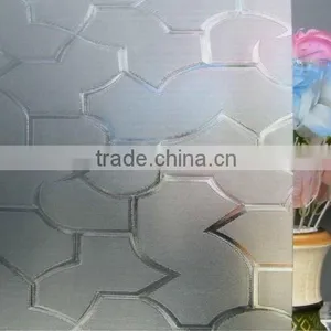 3-6mm Tinted Pattern Glass/decorative Glass /rain /flora Glass / Map /aqualite Nashiji Designed Pattern Glass thumbnail-6