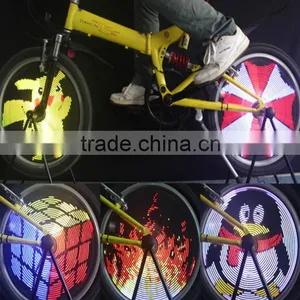 128 LED Flashing Bicycle Wheel Lights Colorful LED Bike Tire Light Quality Choice thumbnail-1