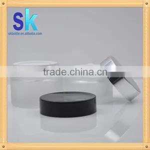 Wholesale Manufacturer Cosmetic Glass Jar With Child Safety Cap thumbnail-2