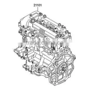 NEW ENGINE GASOLINE G4FG EURO-4-5 SUB-MODULE SET FOR KIA&HYNDAI 2010-15 MNR thumbnail-2