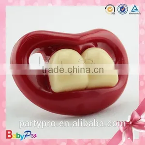 Partypro Hot Sale Red Color Funny Pacifier thumbnail-1