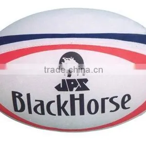 Rubber Synthetic Rugby Ball thumbnail-1