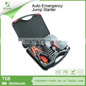 OEM Battery Ignition Starter and Auto Jump Starter With LED Flash Light Battery Charger thumbnail-6