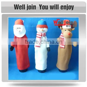 New Type Top Sale Christmas Decoration Fabric Bottle Holder thumbnail-1