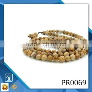 Hot Prayer Necklace Naturel Stone Turquoise Rosary Bead Prayer thumbnail-1