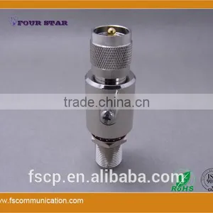 Gas Discharge Tube Lightning Protector UHF Male to UHF Female Bulkhead Connector thumbnail-4