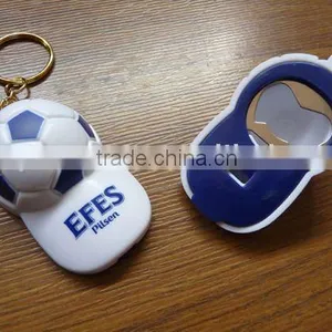 Cute and Durable Plastic Cap Shape Beer Bottle Opener Keychain thumbnail-1