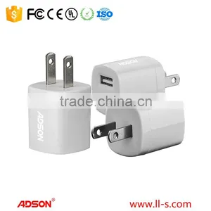 ADS-8204 White Usb Home and Travel Wall Charger thumbnail-1