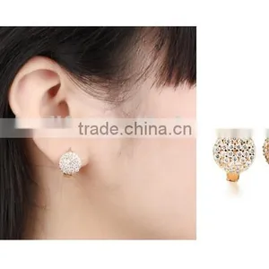 2016 Fashion Earring Hot-sell Gold Earrings Crystal thumbnail-4