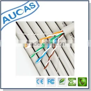 Factory Price 24 AWG 4 Pairs 1000ft/roll Bulk FTP Cat5e Plenum Cable thumbnail-6