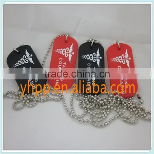 Custom Medical Alert ID AKING COUMADIN Tag Silicone Dog Tag Pendant Necklace thumbnail-4