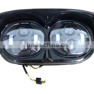Twin Headlight Motorcycle Dual Lamp For Harley FLTR Road Glide, Harley OEM Road Glide Headlight Assembly thumbnail-1