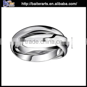 High Polished Fashion Men's Stainless Steel Men's Ring Wholesale thumbnail-4