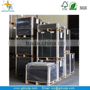High Stiffness Black Board Paper Black Carboard for Files and Book Cover Box thumbnail-6