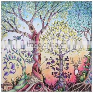 Hot Sale Fashion Hand-painted Decompression Enchanted Forest Secret Garden Children Adults Cheap Coloring Books thumbnail-6