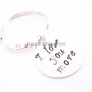 Personalized Keychain Metal I Love You More Key Chain thumbnail-2
