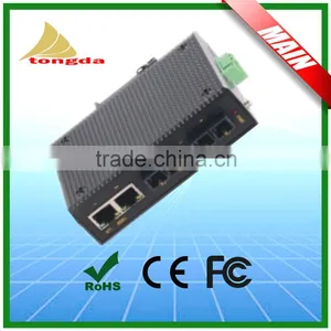 4 Port Din-mount 100Base Hardened Unmanaged Industrial Network Switch thumbnail-2