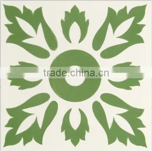 200*200mm Green Color Mexican Ceramic Decorative Floor Tile thumbnail-3