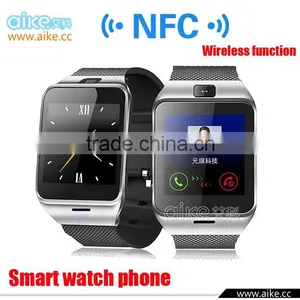 Smart Bluetooth Watch GV18 With NFC Camera WristWatch SIM Card Smartwatch for IPhone6 Samsung Android Phone Watch Phone Quality Choice thumbnail-1