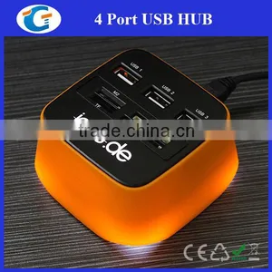 OEM Product Custom Logo Hub USB 2.0 With Card Reader thumbnail-3