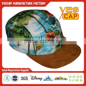 Hawaii Print Custom 5 Panel Cap thumbnail-1