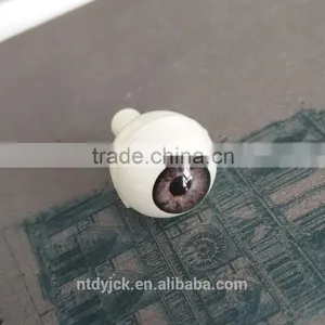 Half Round Blue Acrylic Eyes for Dolls Plastic thumbnail-3