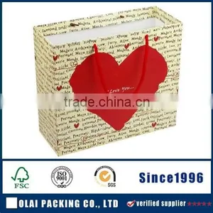 in Stock Top to Sell Elegence Printing Recycle Paper Bag thumbnail-1
