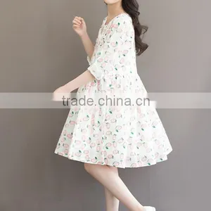 D73012h 2016 Summer Latest Design Fashion Maternity Dress Cotton Maternity Wear Wholesale Maternity Clothes Quality Choice thumbnail-2