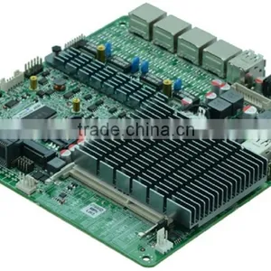4 Gigabit Bay Trail SOC J1800 MINI ITX 4 LAN Motherboard for Firewall Router thumbnail-4