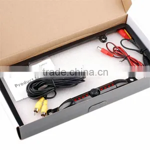 170 Degree Viewing Angle Universal 8 IR LED Car License Plate Frame Mount Rear View Camera (Black or Silver ) thumbnail-5