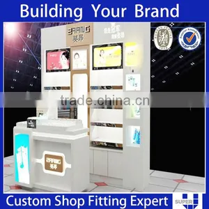 Shopping Mall Makeup Kiosk High Quality Customized Cosmetic Shop Display thumbnail-5