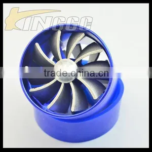 Aluminum Double Turbine Power Launcher Blue Color thumbnail-2
