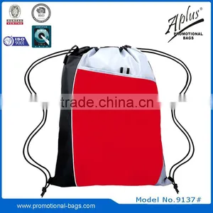 210D Polyester Drawstring Backpack Bag Gift Bag thumbnail-4