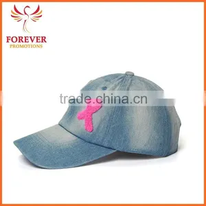 Hot Selling Promo Pink Ribbon Breast Cancer Awareness Baseball Cap thumbnail-1