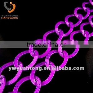 Purple Color Ornament Aluminum Chain thumbnail-1