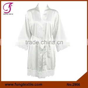 Fung 2906 Women Lace Satin Robes thumbnail-1