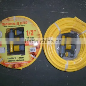 1/2" Polyester Fibre Reinforced 30 Metre PVC Garden Hose With Spray Nozzle Set thumbnail-2